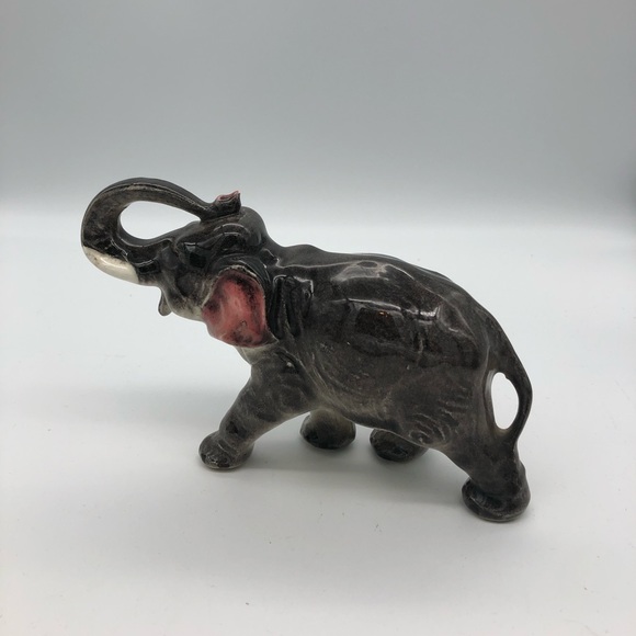 RARE Vintage Hand Decorated Shafford Elephant #5037 - Picture 3 of 4